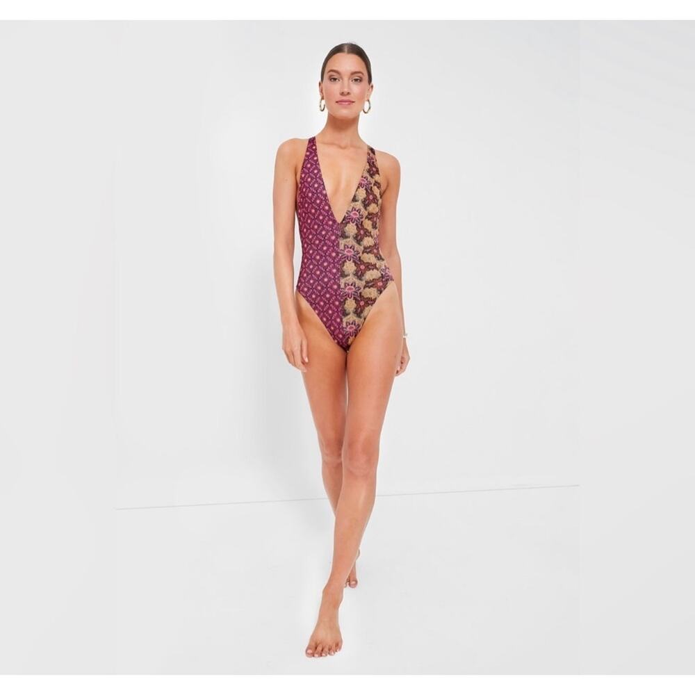 ULLA JOHNSON  Liz Maillot Gladiola One Piece NWT size P (0)